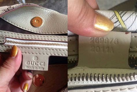 bolsa gucci original vs replica|gucci purse serial number.